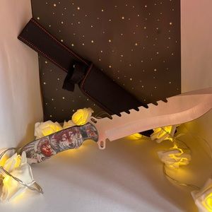 Indian wolf collectors knife